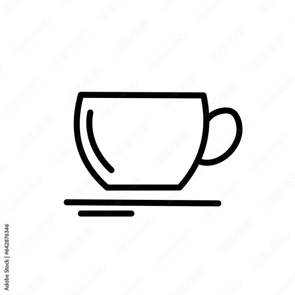 cup of coffe icon vector cup of coffe icon vector