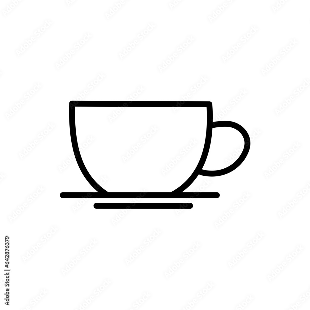 cup of coffe icon vector 