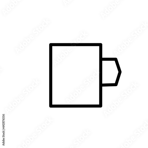 cup of coffe icon vector 