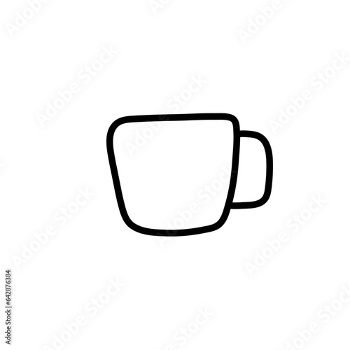 cup of coffe icon vector 