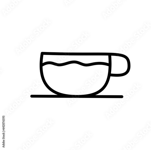 cup of coffe icon vector 