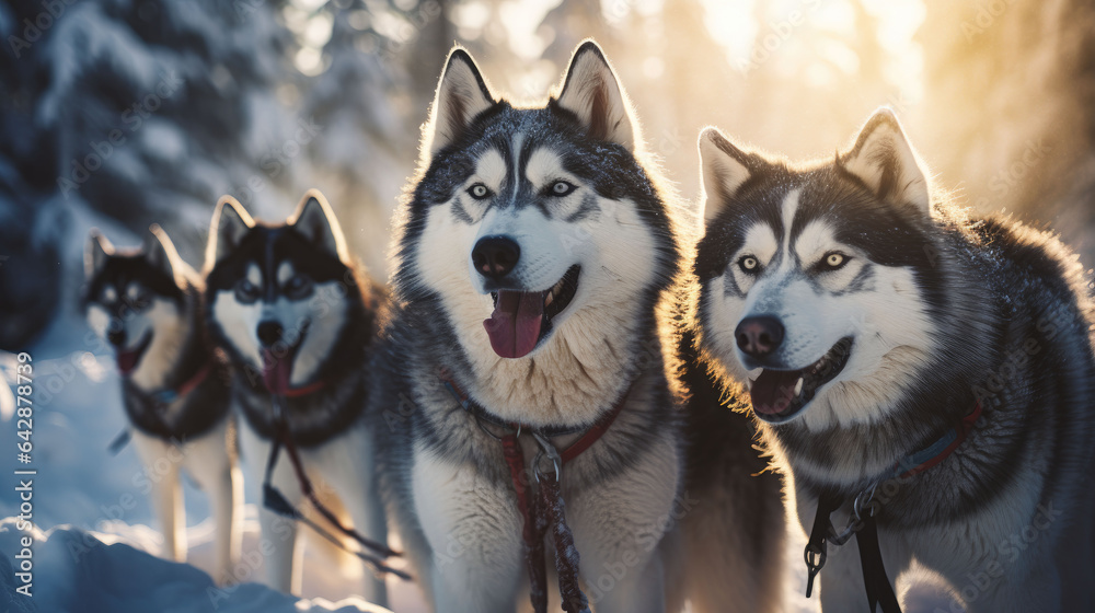 Husky Dog Generative AI Husky Dog Generative AI