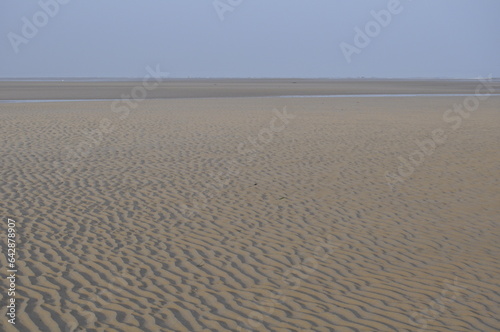 Pas de Calais  Nordfrankreich    rmelkanal  Strand  Meer