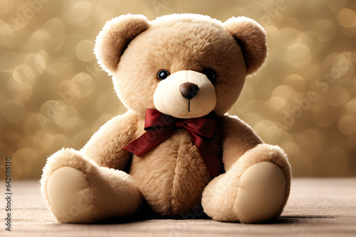 teddy bear with a heart. Generative AI