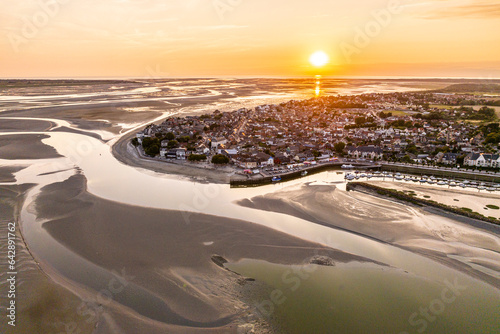 Coucher de soleil sur Le Crotoy photo