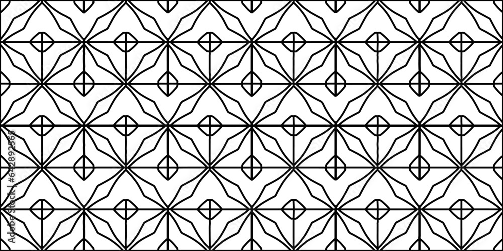 Fototapeta premium White background with striped shapes. Texture with figures from lines.Line shape design.Abstract background for web page, textures, card, poster, fabric, textile. Monochrome graphic repeating design. 