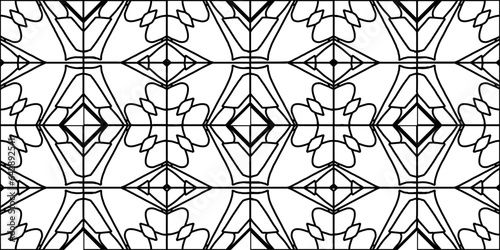 White background with striped shapes. Texture with figures from lines.Line shape design.Abstract background for web page, textures, card, poster, fabric, textile. Monochrome graphic repeating design. 