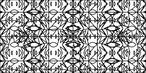 White background with striped shapes. Texture with figures from lines.Line shape design.Abstract background for web page, textures, card, poster, fabric, textile. Monochrome graphic repeating design. 