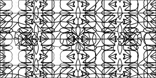 White background with striped shapes. Texture with figures from lines.Line shape design.Abstract background for web page, textures, card, poster, fabric, textile. Monochrome graphic repeating design. 