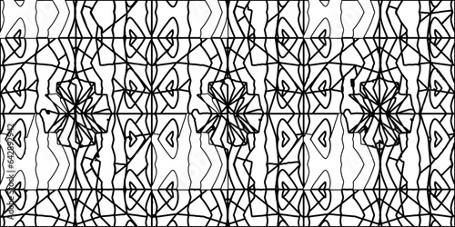 White background with striped shapes. Texture with figures from lines.Line shape design.Abstract background for web page, textures, card, poster, fabric, textile. Monochrome graphic repeating design. 
