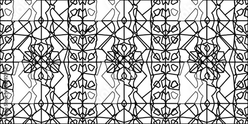 White background with striped shapes. Texture with figures from lines.Line shape design.Abstract background for web page, textures, card, poster, fabric, textile. Monochrome graphic repeating design. 