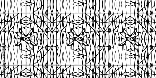White background with striped shapes. Texture with figures from lines.Line shape design.Abstract background for web page, textures, card, poster, fabric, textile. Monochrome graphic repeating design. 