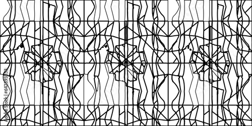 White background with striped shapes. Texture with figures from lines.Line shape design.Abstract background for web page, textures, card, poster, fabric, textile. Monochrome graphic repeating design. 