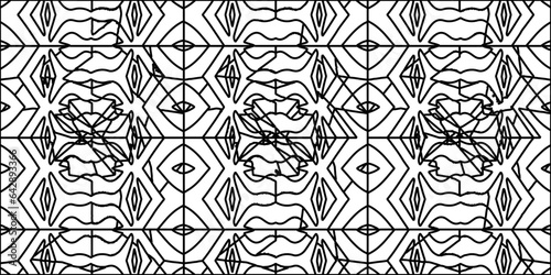 White background with striped shapes. Texture with figures from lines.Line shape design.Abstract background for web page, textures, card, poster, fabric, textile. Monochrome graphic repeating design. 