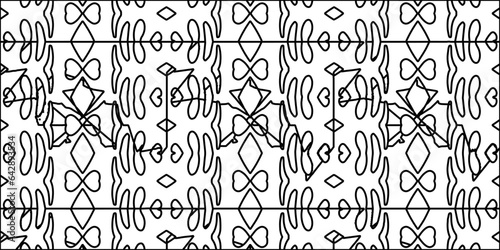 White background with striped shapes. Texture with figures from lines.Line shape design.Abstract background for web page, textures, card, poster, fabric, textile. Monochrome graphic repeating design. 