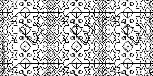White background with striped shapes. Texture with figures from lines.Line shape design.Abstract background for web page, textures, card, poster, fabric, textile. Monochrome graphic repeating design. 