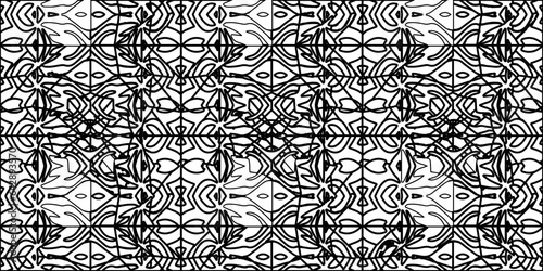 White background with striped shapes. Texture with figures from lines.Line shape design.Abstract background for web page, textures, card, poster, fabric, textile. Monochrome graphic repeating design. 
