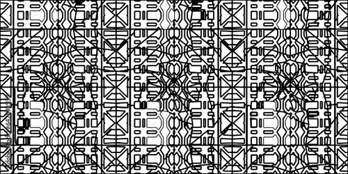 White background with striped shapes. Texture with figures from lines.Line shape design.Abstract background for web page, textures, card, poster, fabric, textile. Monochrome graphic repeating design. 