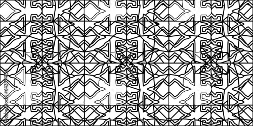 White background with striped shapes. Texture with figures from lines.Line shape design.Abstract background for web page, textures, card, poster, fabric, textile. Monochrome graphic repeating design. 