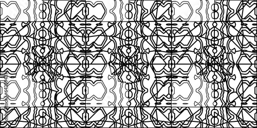 White background with striped shapes. Texture with figures from lines.Line shape design.Abstract background for web page, textures, card, poster, fabric, textile. Monochrome graphic repeating design. 