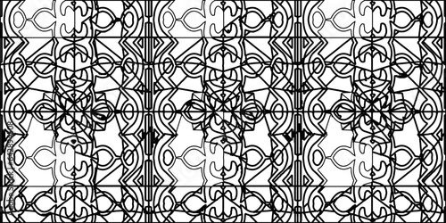 White background with striped shapes. Texture with figures from lines.Line shape design.Abstract background for web page, textures, card, poster, fabric, textile. Monochrome graphic repeating design. 