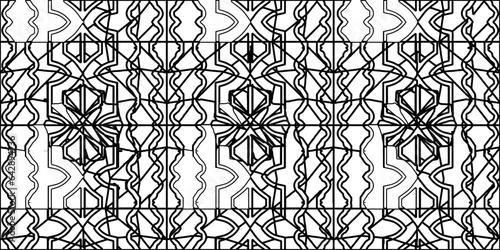 White background with striped shapes. Texture with figures from lines.Line shape design.Abstract background for web page, textures, card, poster, fabric, textile. Monochrome graphic repeating design. 