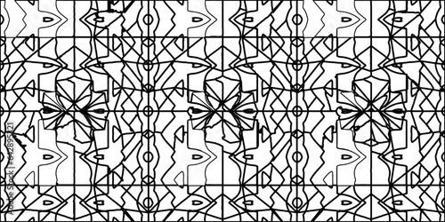 White background with striped shapes. Texture with figures from lines.Line shape design.Abstract background for web page, textures, card, poster, fabric, textile. Monochrome graphic repeating design. 