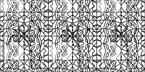 White background with striped shapes. Texture with figures from lines.Line shape design.Abstract background for web page, textures, card, poster, fabric, textile. Monochrome graphic repeating design. 