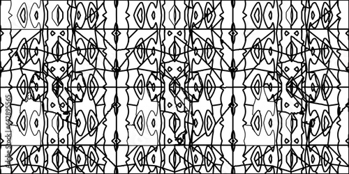 White background with striped shapes. Texture with figures from lines.Line shape design.Abstract background for web page, textures, card, poster, fabric, textile. Monochrome graphic repeating design. 