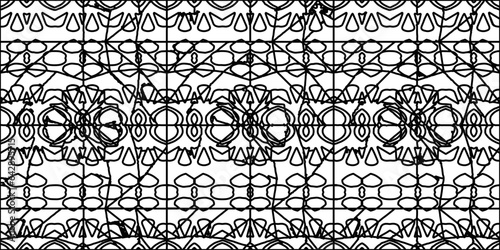 White background with striped shapes. Texture with figures from lines.Line shape design.Abstract background for web page, textures, card, poster, fabric, textile. Monochrome graphic repeating design. 