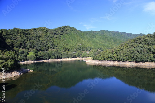 Scenery of  Kimigano Dam  in Mie Prefecture  Japan