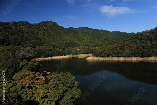 Scenery of "Kimigano Dam" in Mie Prefecture, Japan