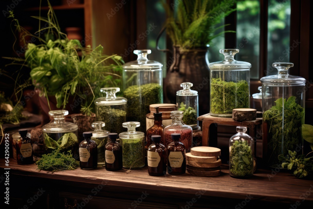 Ecological natural preparations. A small shop of homeopathic medicines. Herbs and tinctures for the healing and restoration of the body.