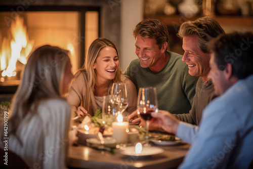 Family and Friends dining table, or Christmas tree can capture the essence of togetherness during the holiday season.