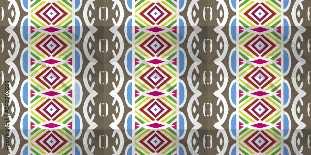 Vector seamless mosaic art pattern. Repeat pattern for fashion, textile design, on wall paper, fabric patterns, wrapping paper, fabrics and home decor. Art background. Vector seamless mosaic art pattern. Repeat pattern for fashion, textile design, on wall paper, fabric patterns, wrapping paper, fabrics and home decor. Art background.