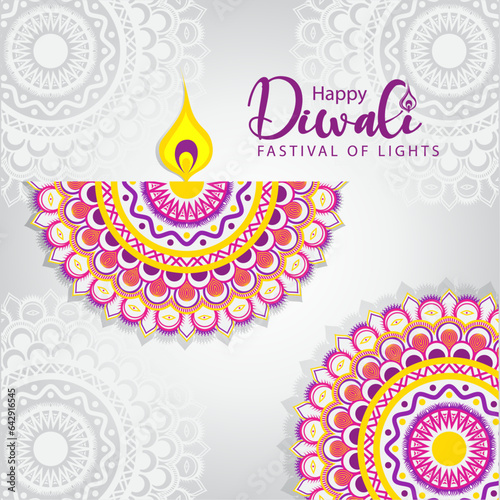 diwali vector art design