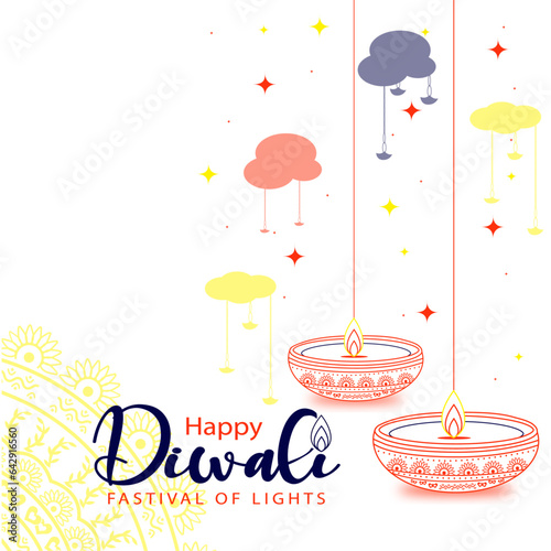 diwali greeting card design