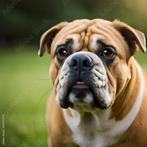 english bulldog portrait