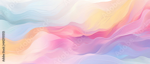 abstract colorful background with waves © RDO