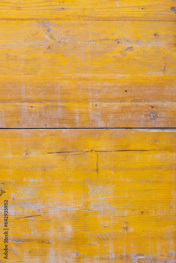 Obraz premium Old yellow wood texture background