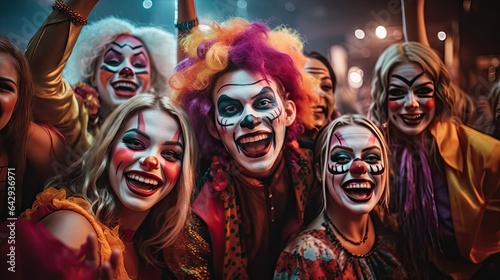people dressed up as clowns at a halloween party in the image is taken from an article about what to do when you have