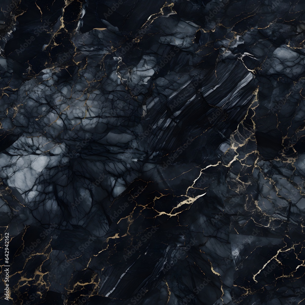 dark marble texture seamless pattern. Luxury Black and Gold Marble texture background vector. Panoramic Marbling texture design for Banner, invitation, wallpaper, headers, website, print ads, packagin
