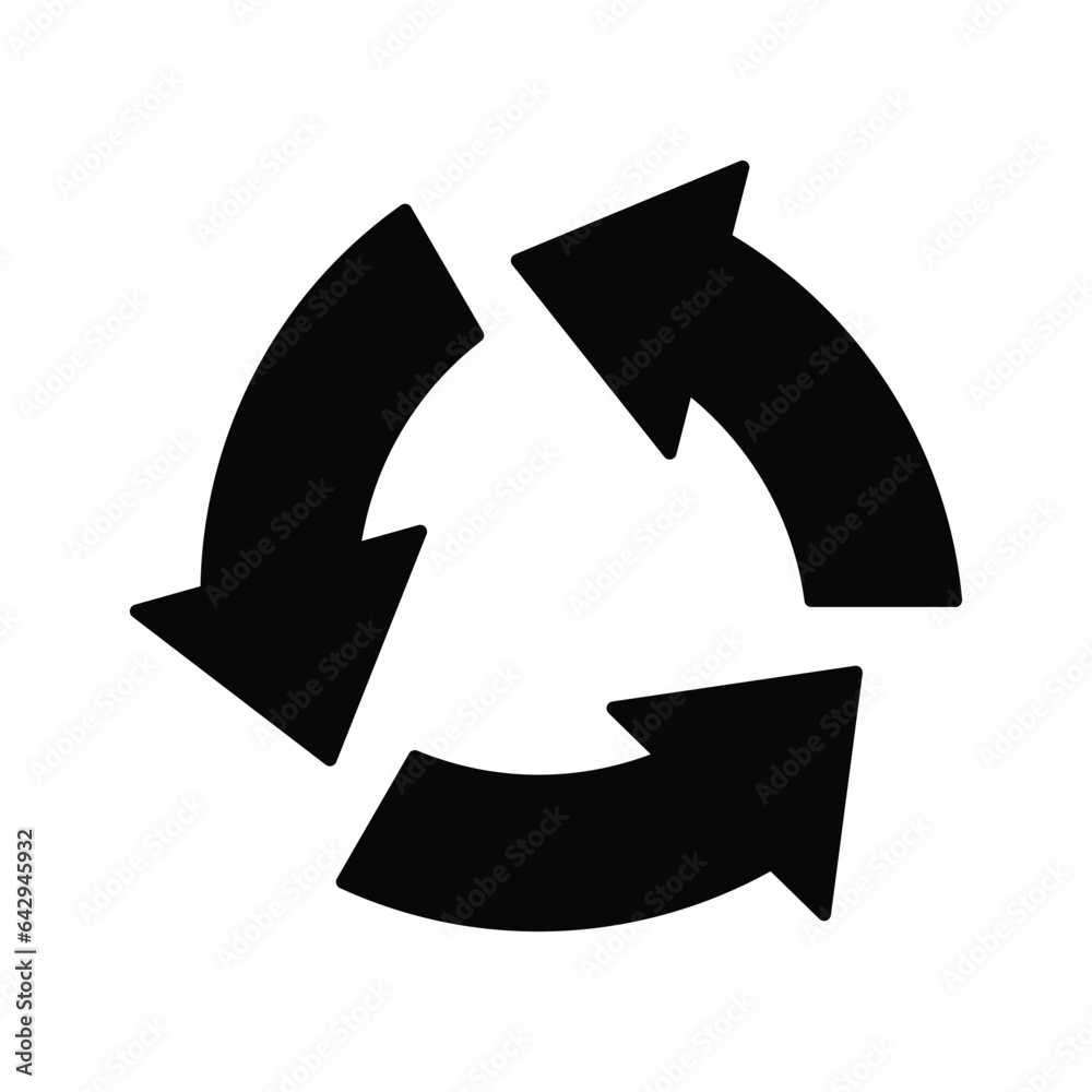 Recycle icon vector on trendy design Recycle icon vector on trendy design
