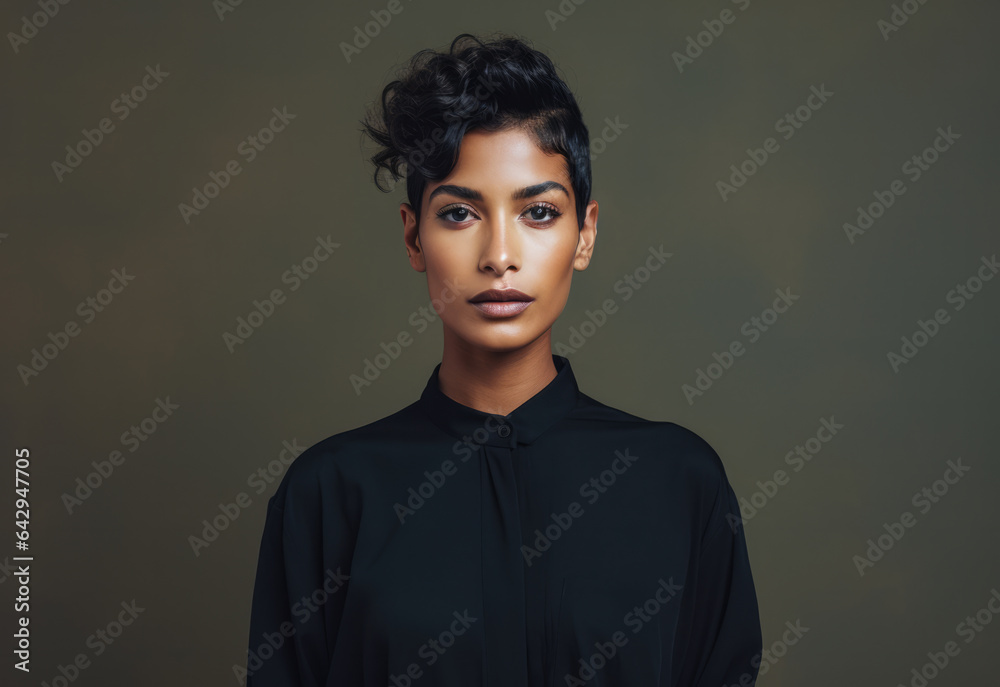 Obraz premium Portrait of a young diverse woman