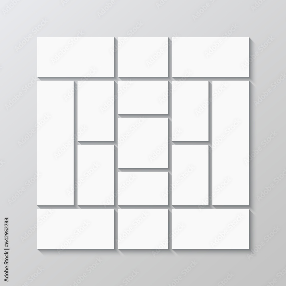 Photoframe mockup. Combination background. Moodboard grid. Portfolio images template. Photo collage frame. Album brandboard. Mosaic pictures layout. Retro gallery banner. Vector illustration. Photoframe mockup. Combination background. Moodboard grid. Portfolio images template. Photo collage frame. Album brandboard. Mosaic pictures layout. Retro gallery banner. Vector illustration.