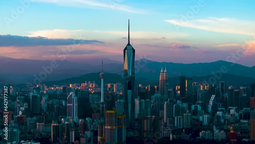 Wallpaper Mural an aerial establish hyper lapse shots on 2nd tallest Skyscrapper Warisan Merdeka 118 or PNB118 Torontodigital.ca