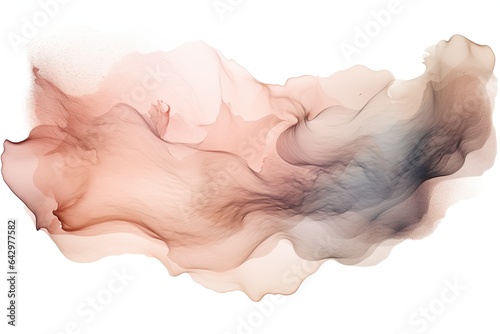 Watercolor Background, Abstract Wave Background, Vector Illustration, transparent Background, isolated, png. 