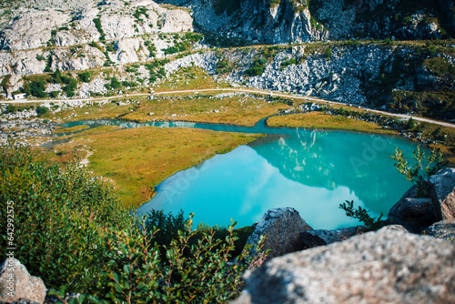 carisolo lakes near madonna di campiglio photo