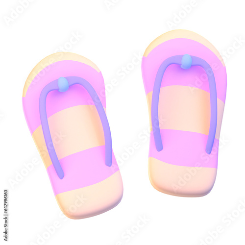 3d rendered icon Summer Happy Holiday