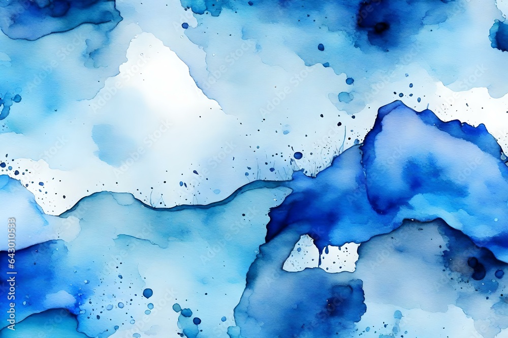 Blue watercolour background